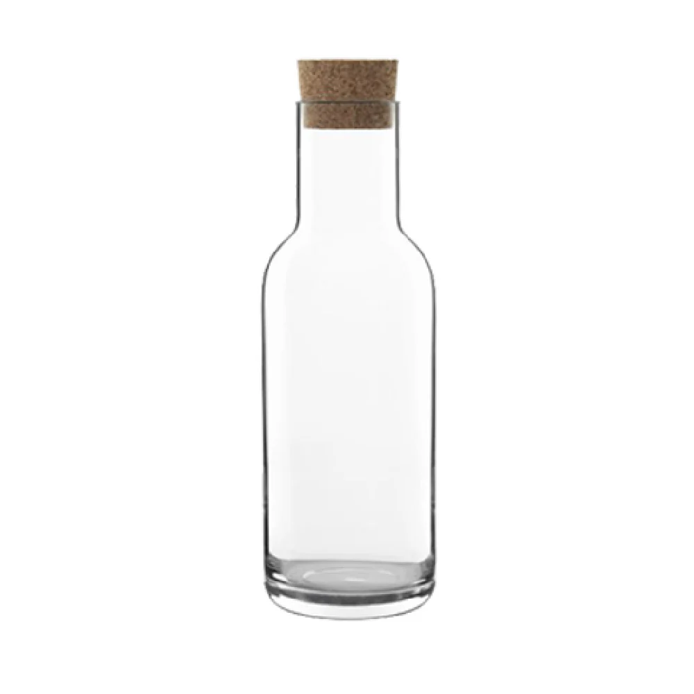 BauscherHepp 11627/01 34 Oz Carafe With Cork Stopper Lead Free Crystal Glass BauscherHepp 11627/01 34 Oz Carafe With Cork Stopper Lead Free Crystal Glass