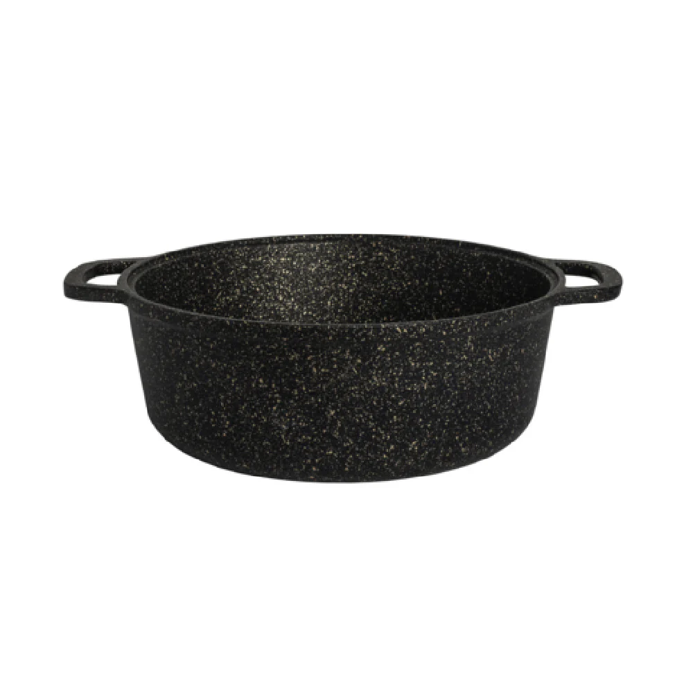 Steelite 6977QU003B 14 Inch Induction Buffet Pot Round Non-stick Aluminum Bronze Granite Steelite 6977QU003B 14 Inch Induction Buffet Pot Round Non-stick Aluminum Bronze Granite