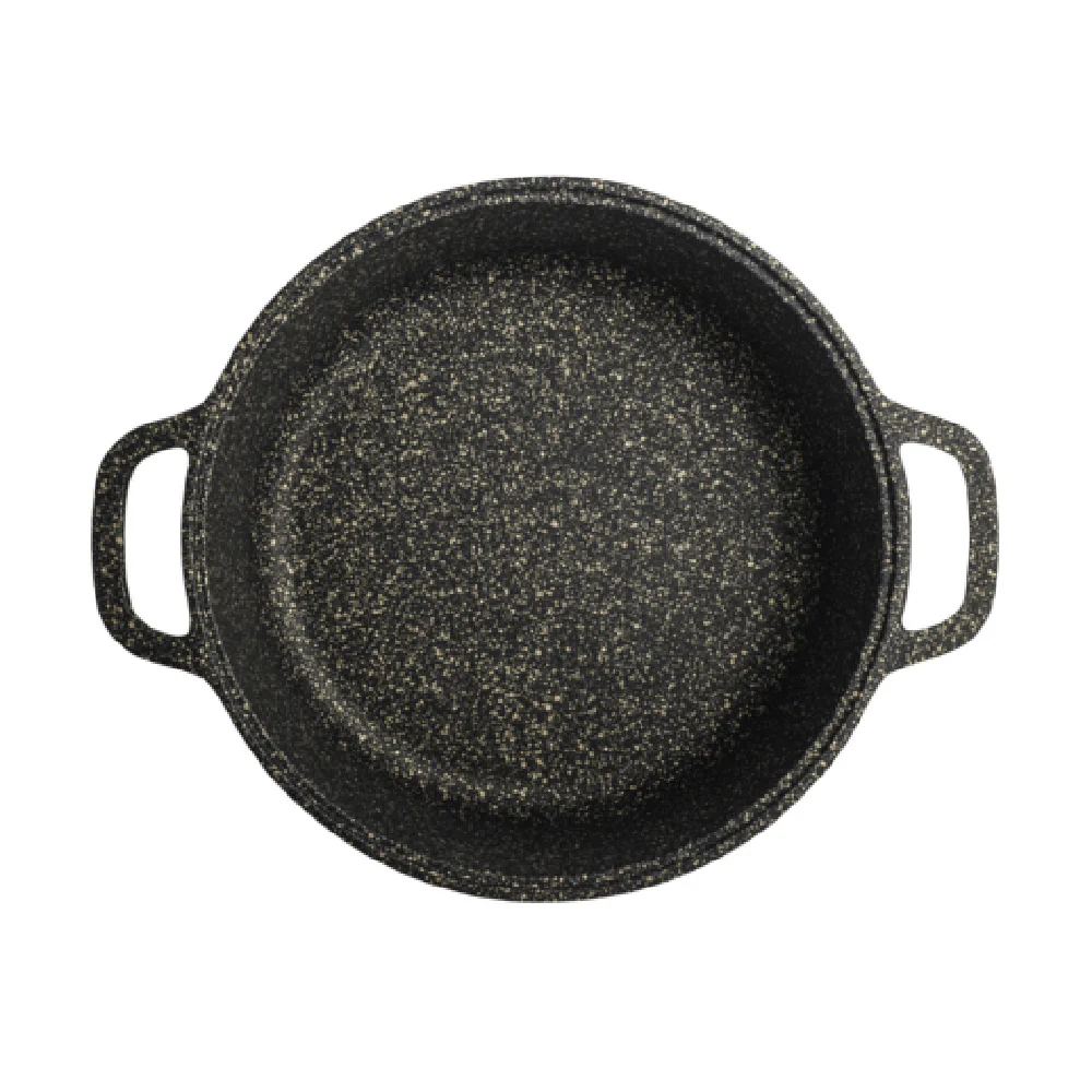Steelite 6977QU003B 14 Inch Induction Buffet Pot Round Non-stick Aluminum Bronze Granite Steelite 6977QU003B 14 Inch Induction Buffet Pot Round Non-stick Aluminum Bronze Granite