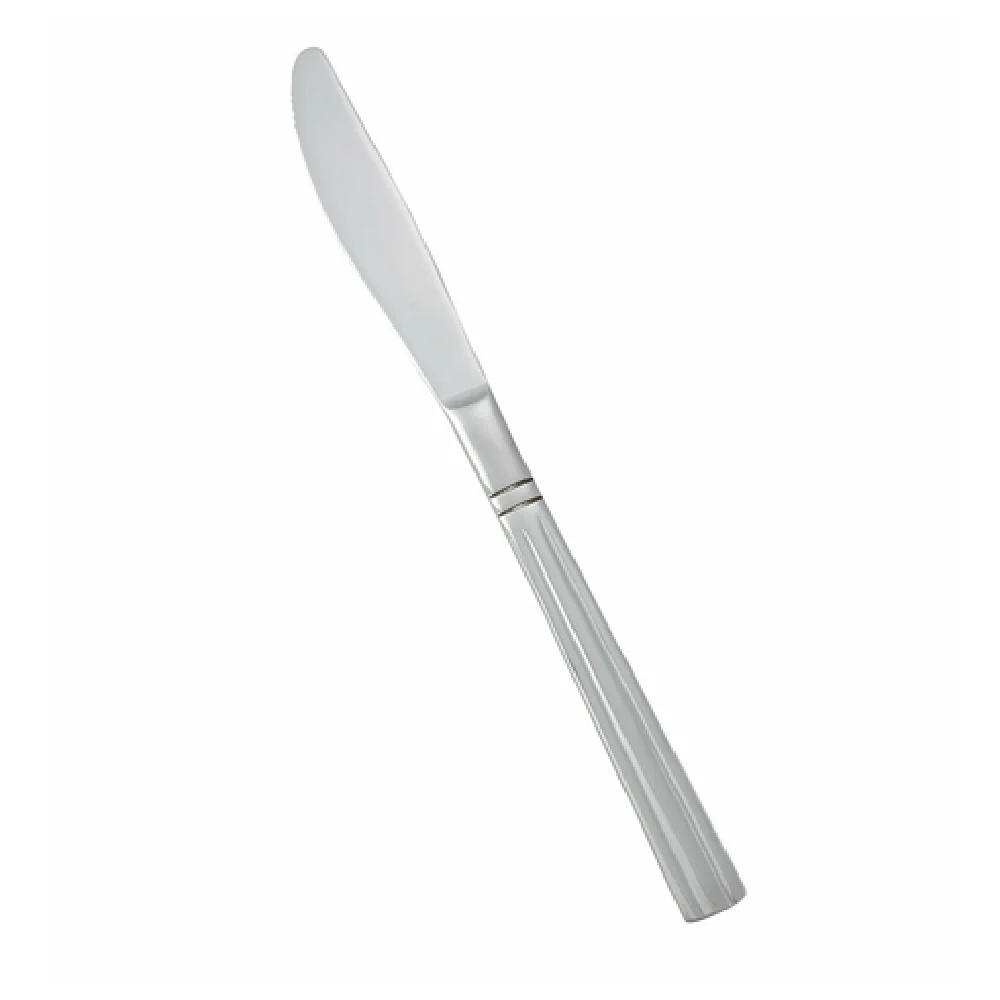 Winco 0007-08 8-1/2 Inch Heavyweight Dinner Knife Mirror Finish 18/0 Stainless Steel