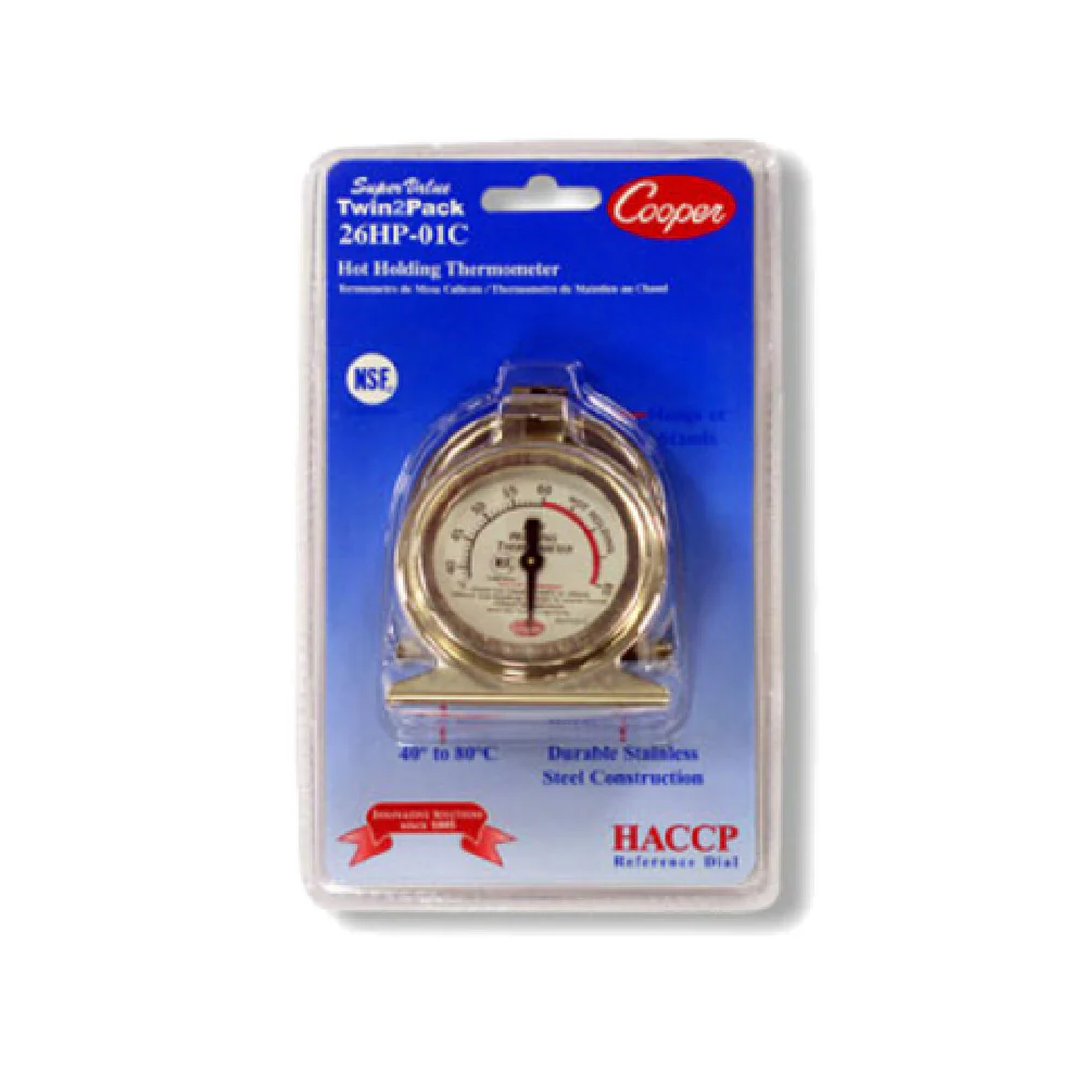 Cooper Atkins 26HP-01C-2 Thermometer HACCP Dial Stainless Steel Pack of 2 Cooper Atkins 26HP-01C-2 Thermometer HACCP Dial Stainless Steel Pack of 2