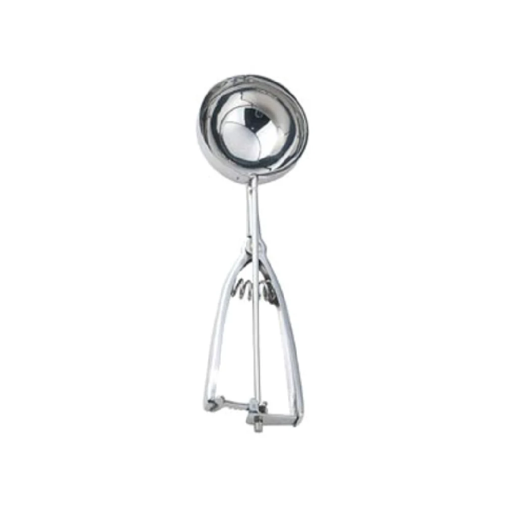 Omcan 34849 4 Oz Ice Cream Scoop Disher Squeeze Handle Stainless Steel Omcan 34849 4 Oz Ice Cream Scoop Disher Squeeze Handle Stainless Steel