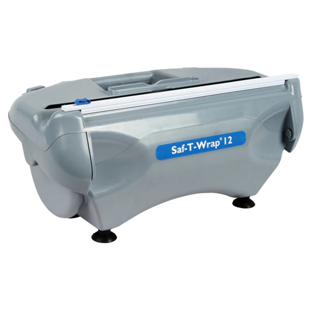 San Jamar SW12 12 Inch Manual Film Dispenser with Slide Cutter and Safety Blade