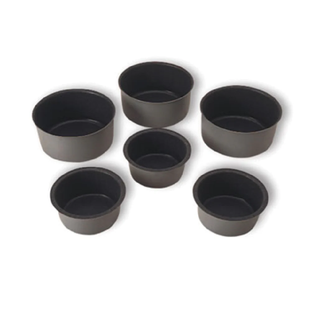 Matfer 332604 3-1/2 Inch Round Non-Stick Ramekin Mold Steel Made in France
