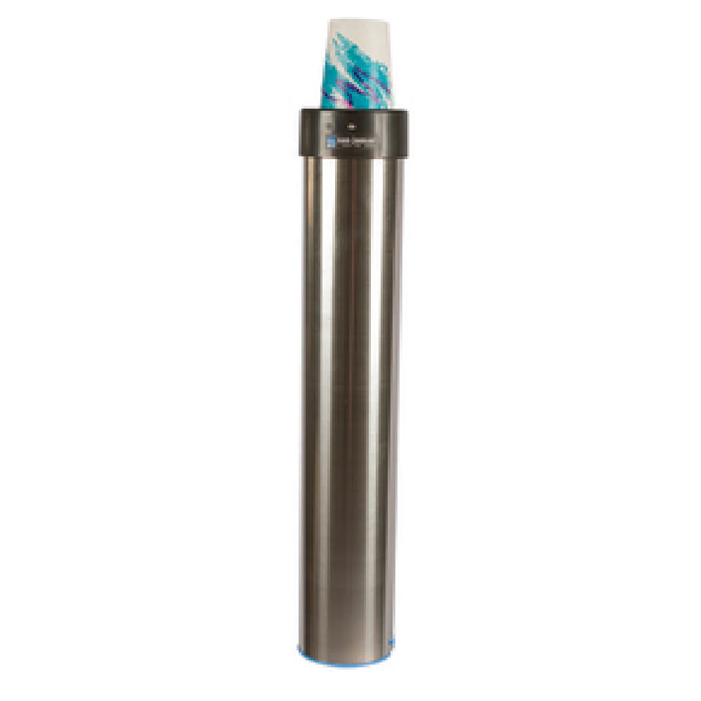 Carlisle C3400EV 23-1/2 Inch Cup Dispenser Top Loading Stainless Steel