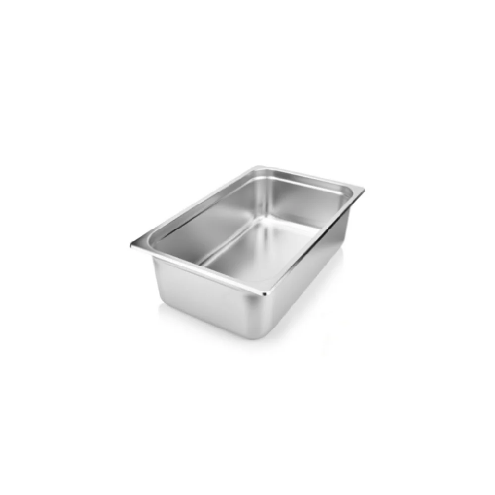 CAC China STPF-22-6 12 Inch Steam Pan 1/1-size 22 Gauge Stainless Steel with Anti-jam CAC China STPF-22-6 12 Inch Steam Pan 1/1-size 22 Gauge Stainless Steel with Anti-jam