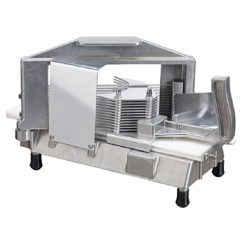 Winco TTS-250 16 Inch Manual Tomato Slicer with Straight Stainless Steel Blade