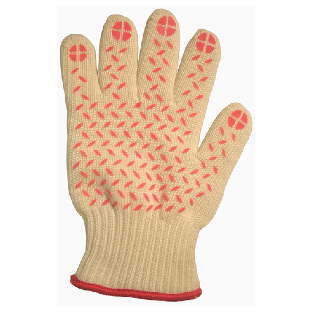 VacMaster HGR2 Heat Resistant Gloves Max 660°F Cotton with Silicone Grips