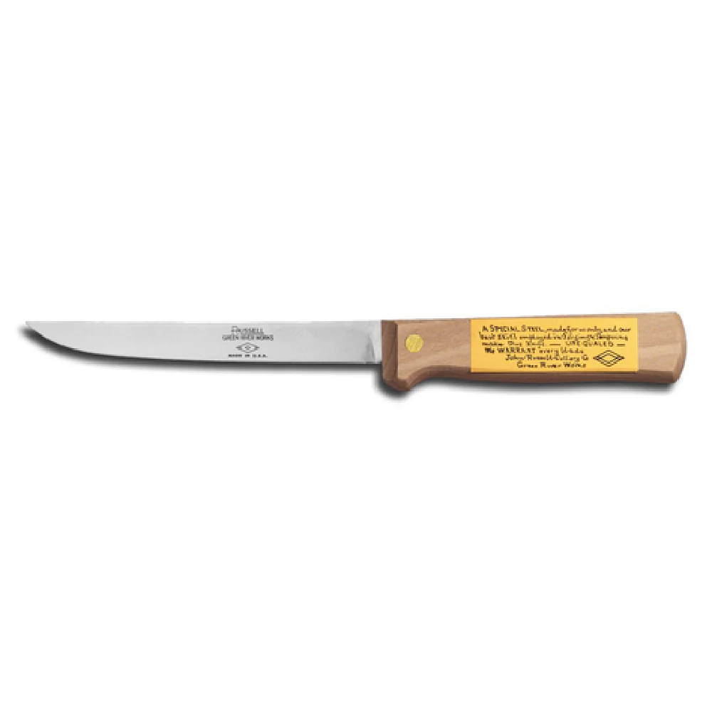 Dexter Russell 1012G-6 6 Inch Stiff Boning Knife High-carbon Steel Beech Handle