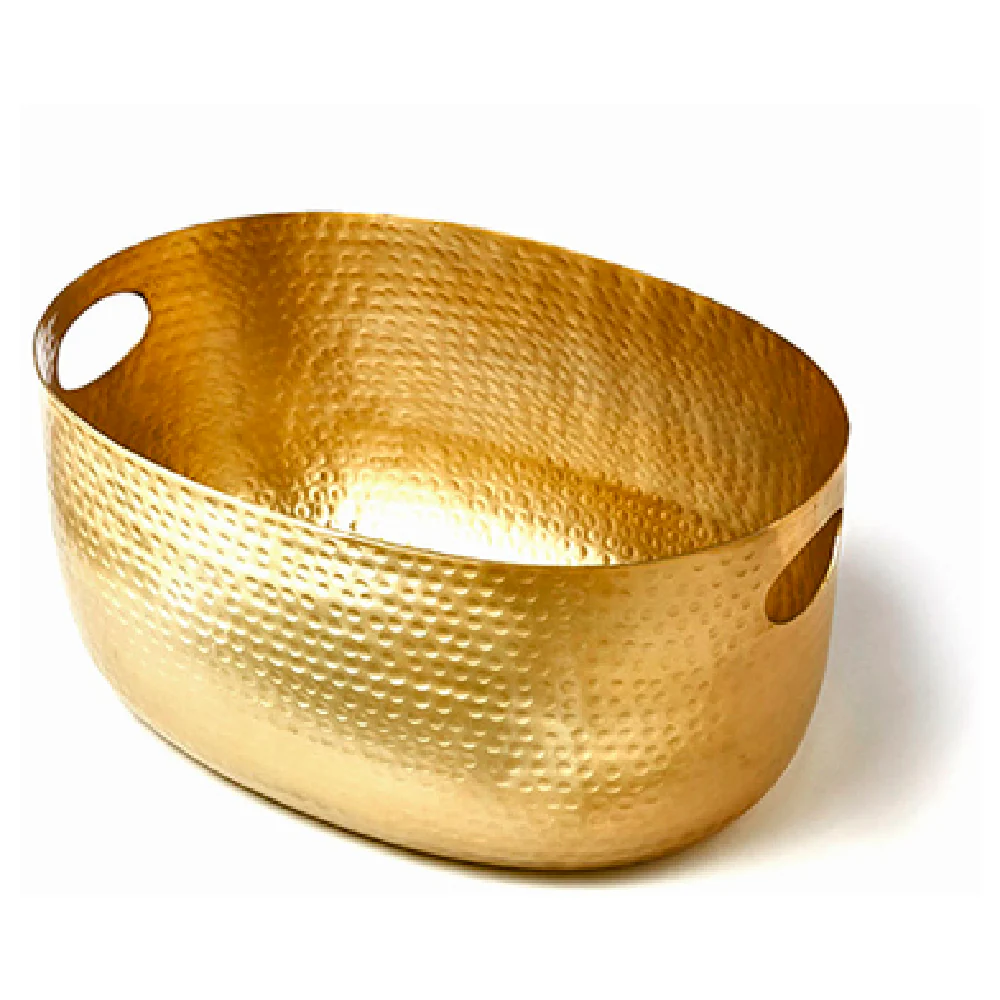 American Metalcraft ATHG10 10 Qt Oval Beverage Tub Hand Wash Hammered Aluminum Gold American Metalcraft ATHG10 10 Qt Oval Beverage Tub Hand Wash Hammered Aluminum Gold