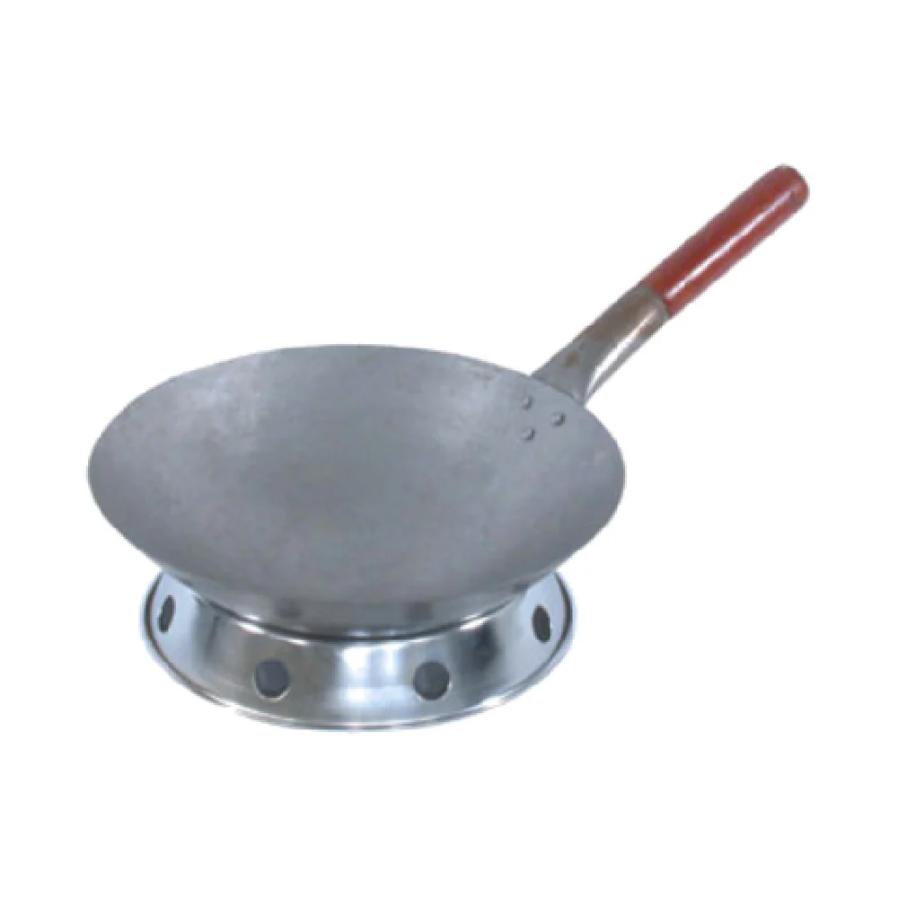 Town 34702 14 Inch Mandarin Wok Steel Construction with Riveted Handle