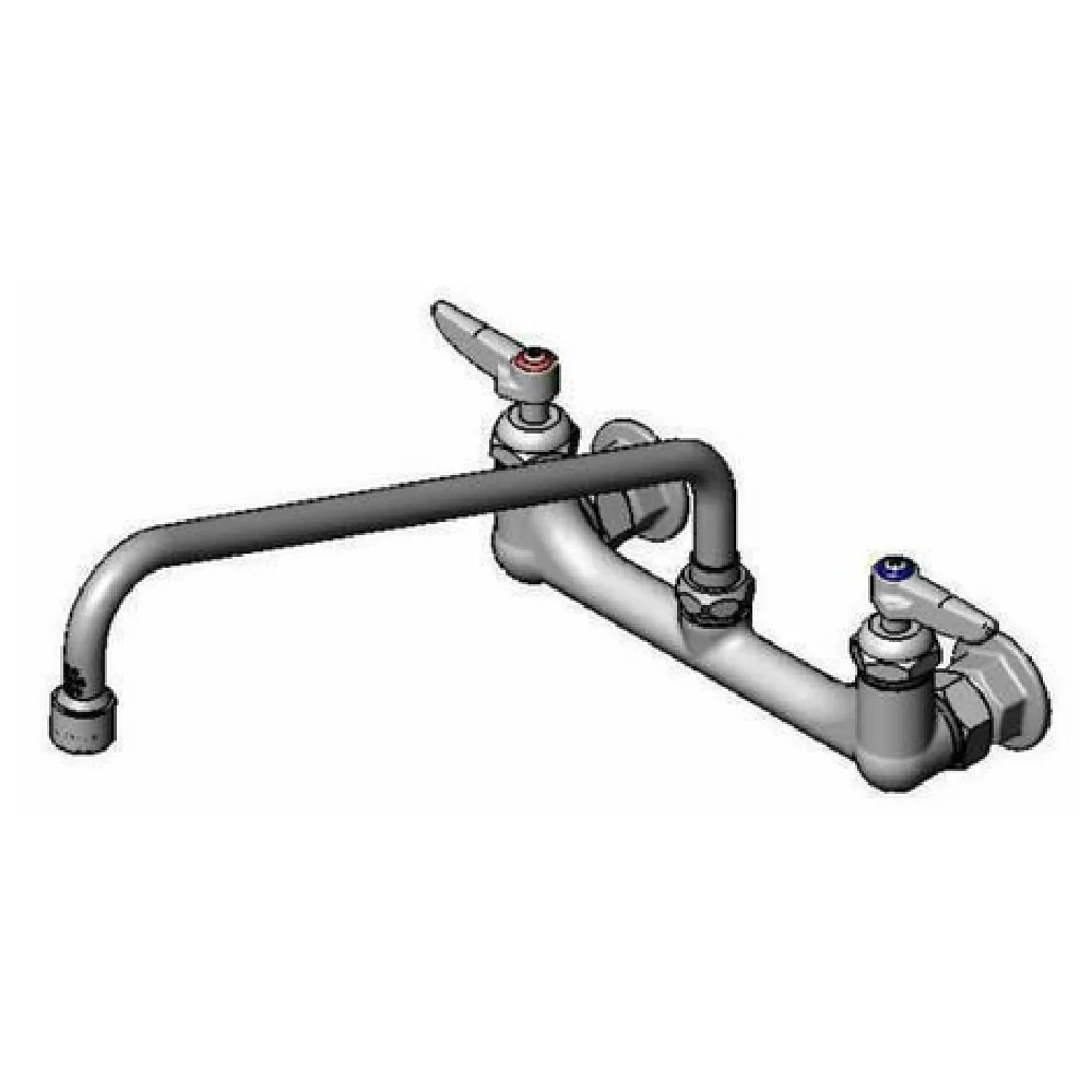 T&S Brass B-2299-VF22-CR Mixing Faucet Wall Mount 8