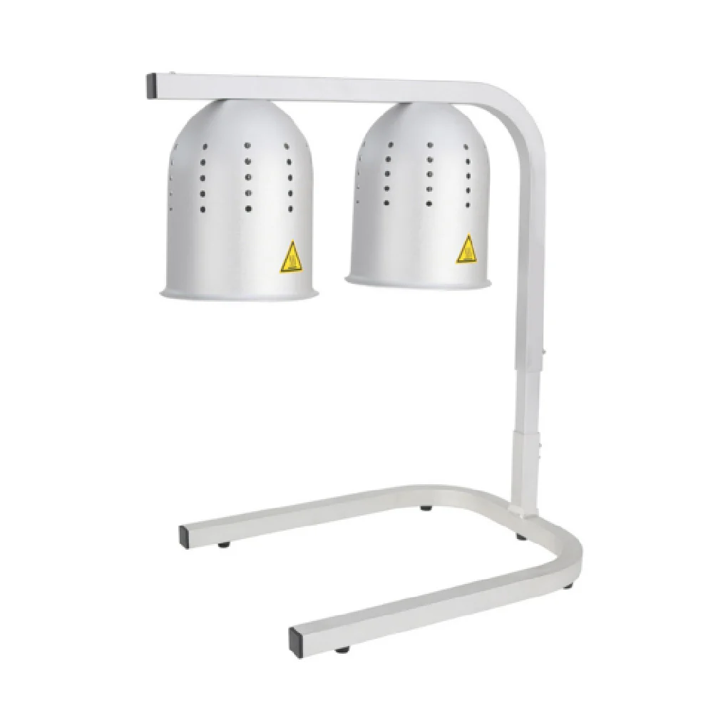 CAC China ELHL-1 13-3/4 Inch Heat Lamp Electric Free Standing Aluminum with Adjustable Height