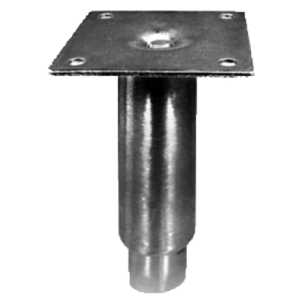 GSW USA FT-SS6 1-5/8 Inch Adjustable Bullet Foot Stainless Steel with Extension