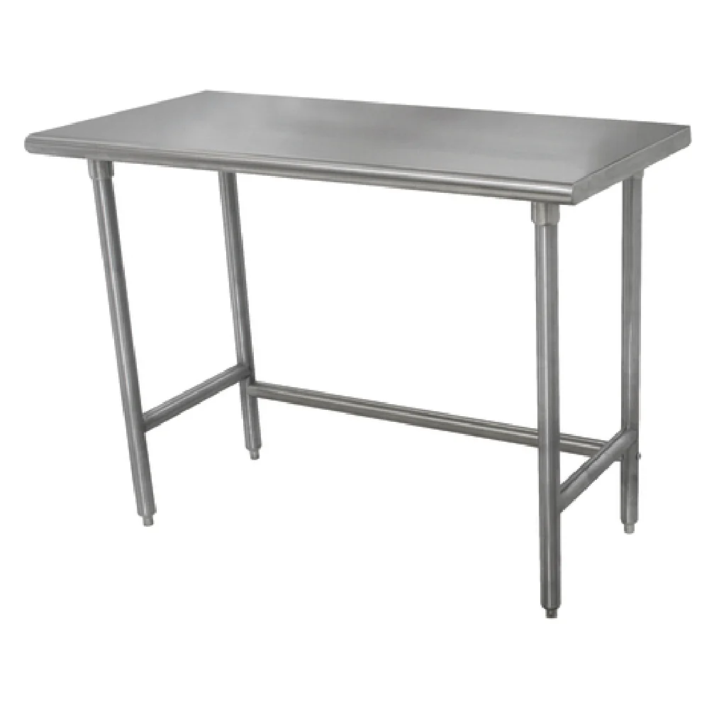 Advance Tabco TSLAG-304-X 48 Inch Work Table 16 Gauge Stainless Steel with Crossrails Advance Tabco TSLAG-304-X 48 Inch Work Table 16 Gauge Stainless Steel with Crossrails
