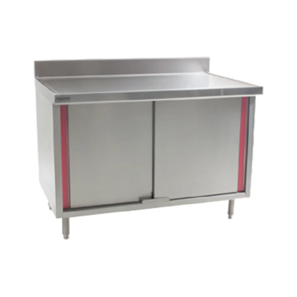 Eagle CB2436SEM-BS 36 Inch Cabinet Base Work Table with Sliding Doors Stainless Steel Eagle CB2436SEM-BS 36 Inch Cabinet Base Work Table with Sliding Doors Stainless Steel