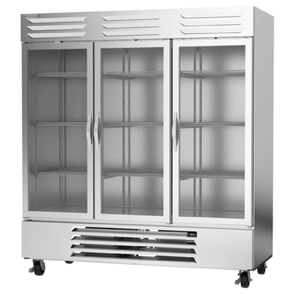 Beverage Air RB72HC-1G 75 Inch Reach-in Refrigerator Three-section 70.19 cu ft Beverage Air RB72HC-1G 75 Inch Reach-in Refrigerator Three-section 70.19 cu ft