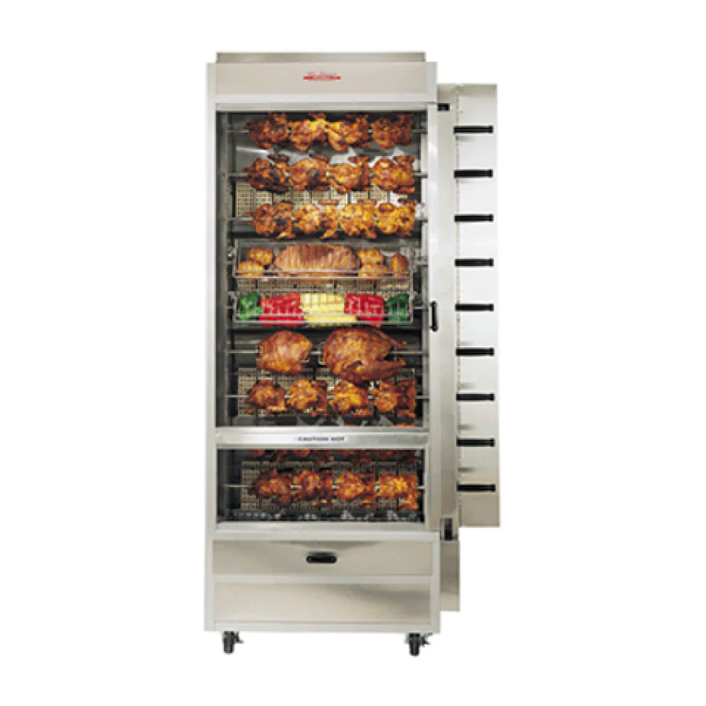 Hickory Industries Inc. N/9G 45 Inch Gas Rotisserie Oven 160,000 BTU with Manual Control