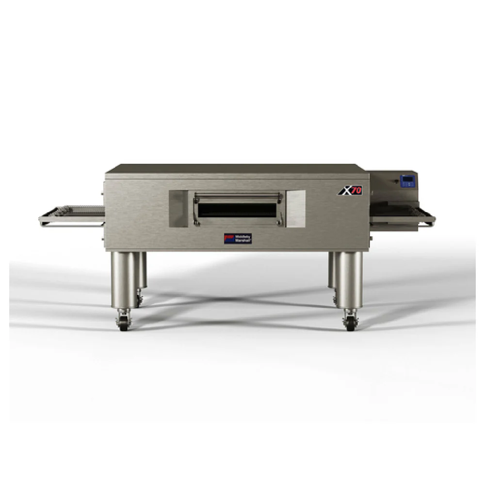 Middleby Marshall X70G-16 84 Inch Stainless Steel Gas Conveyor Oven 160000 BTU