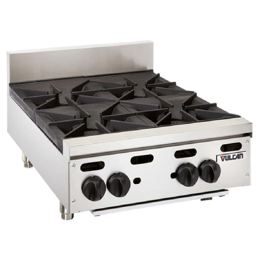 Vulcan VHP636_NAT 36 Inch Gas Achiever Hotplate with 6 Burners 180000 BTU Vulcan VHP636_NAT 36 Inch Gas Achiever Hotplate with 6 Burners 180000 BTU