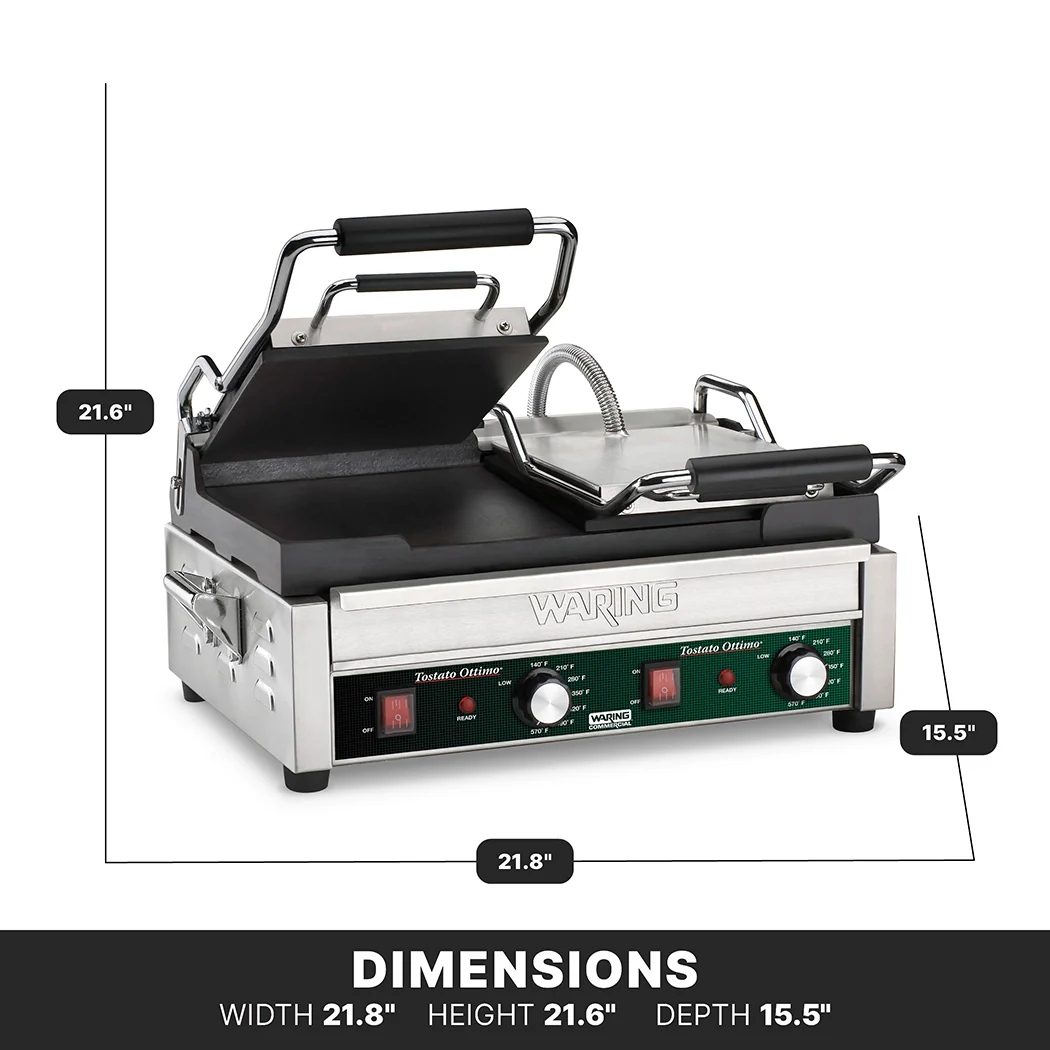 Waring WFG300K 20 Inch Dual Toasting Grill Electric for Sandwiches and Paninis Waring WFG300K 20 Inch Dual Toasting Grill Electric for Sandwiches and Paninis