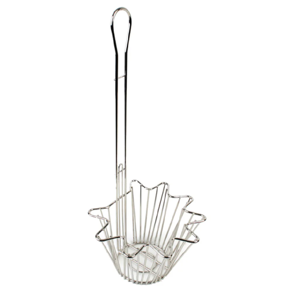 Omcan 80388 18 Inch Taco Salad Bowl Frying Basket Nickel Plated Steel with Specialty Mesh