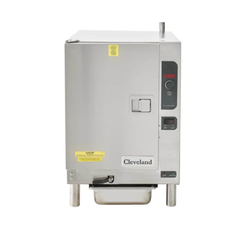 Cleveland 22CCT62082403EZTQS 21 Inch Electric Convection Steamer Stainless Steel with Six Pan Capacity