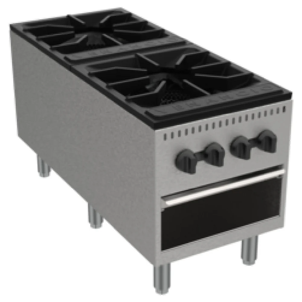 Venancio PSP182G-CB_NAT 18 Inch Gas Stock Pot with 2 Burners 180000 BTU Venancio PSP182G-CB_NAT 18 Inch Gas Stock Pot with 2 Burners 180000 BTU