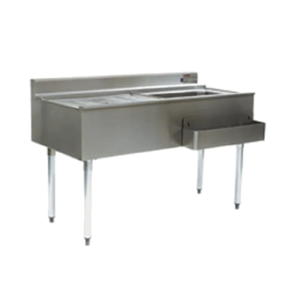 Eagle CWS5-22L 60 Inch Underbar Cocktail Workstation with Ice Bin Left