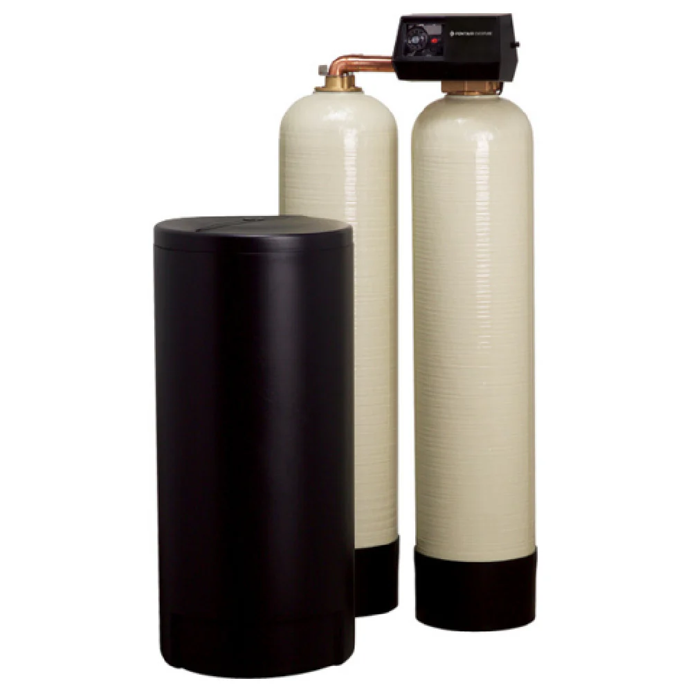 Everpure EV998601 64 Inch 90000 Grains Twin Tank Water Conditioner with 3 cu.ft. Resin