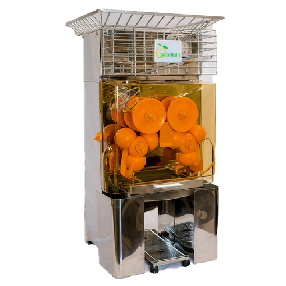 Juicernet by Mulligan Associates JM20 AUTOMATIC FEED JuiceMatic Autofeed Citrus Juicer Process 20 Fruit Per Minute