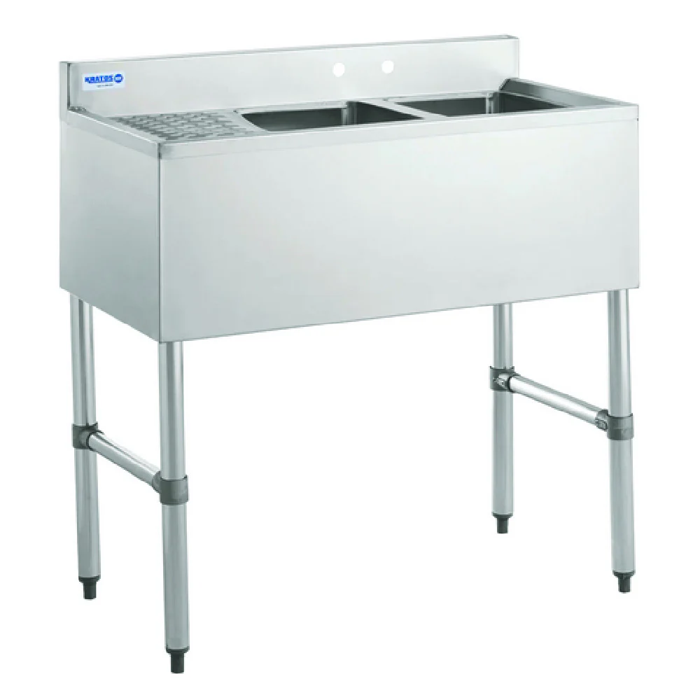 Hubert 99936 Kratos® Underbar Compartment Sink (2) Bowls 36