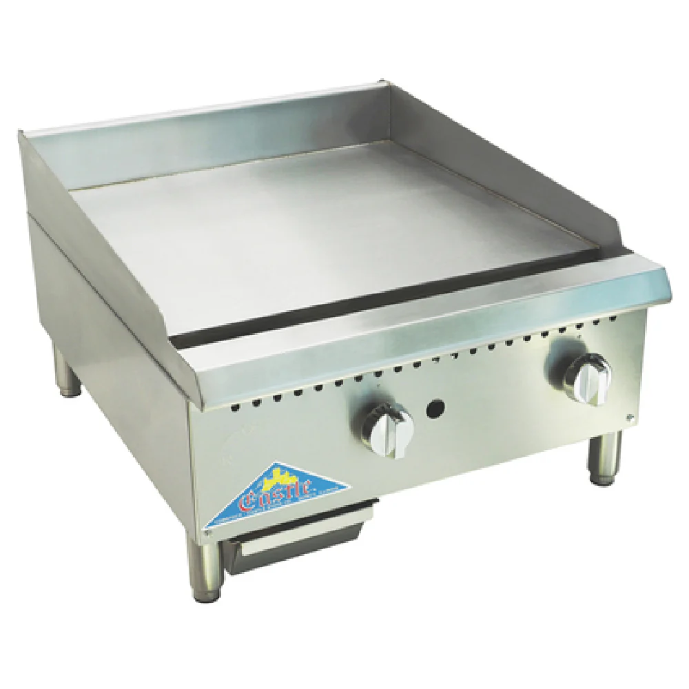 Comstock-Castle HG48T-1-C 48 Inch Griddle Gas Countertop Stainless Steel 120000 BTU