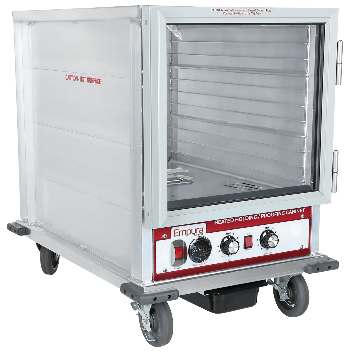 Empura Equipment E-HP1812 22 Inch Heated Holding Proofing Cabinet Aluminum with 12 Pan Capacity