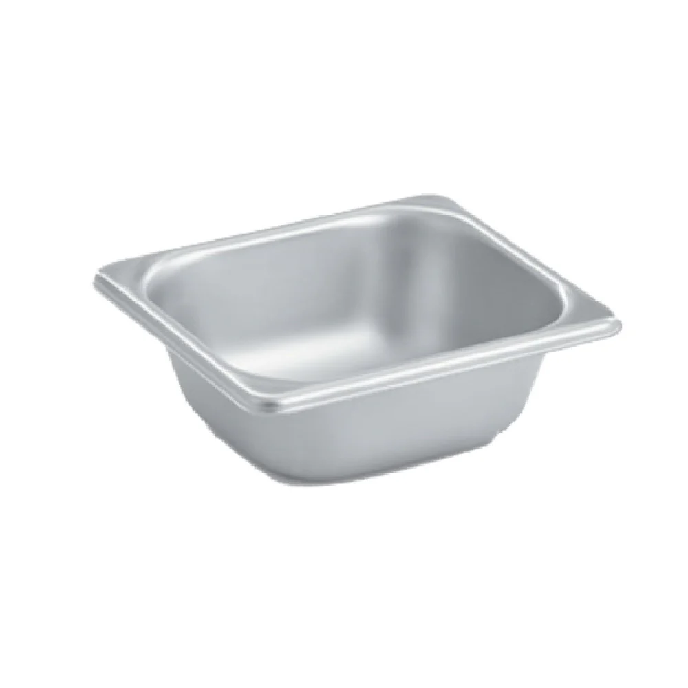 Vollrath S06062 1 Quart 20 Gauge Stainless Steel Steam Table Pan with Anti-jam