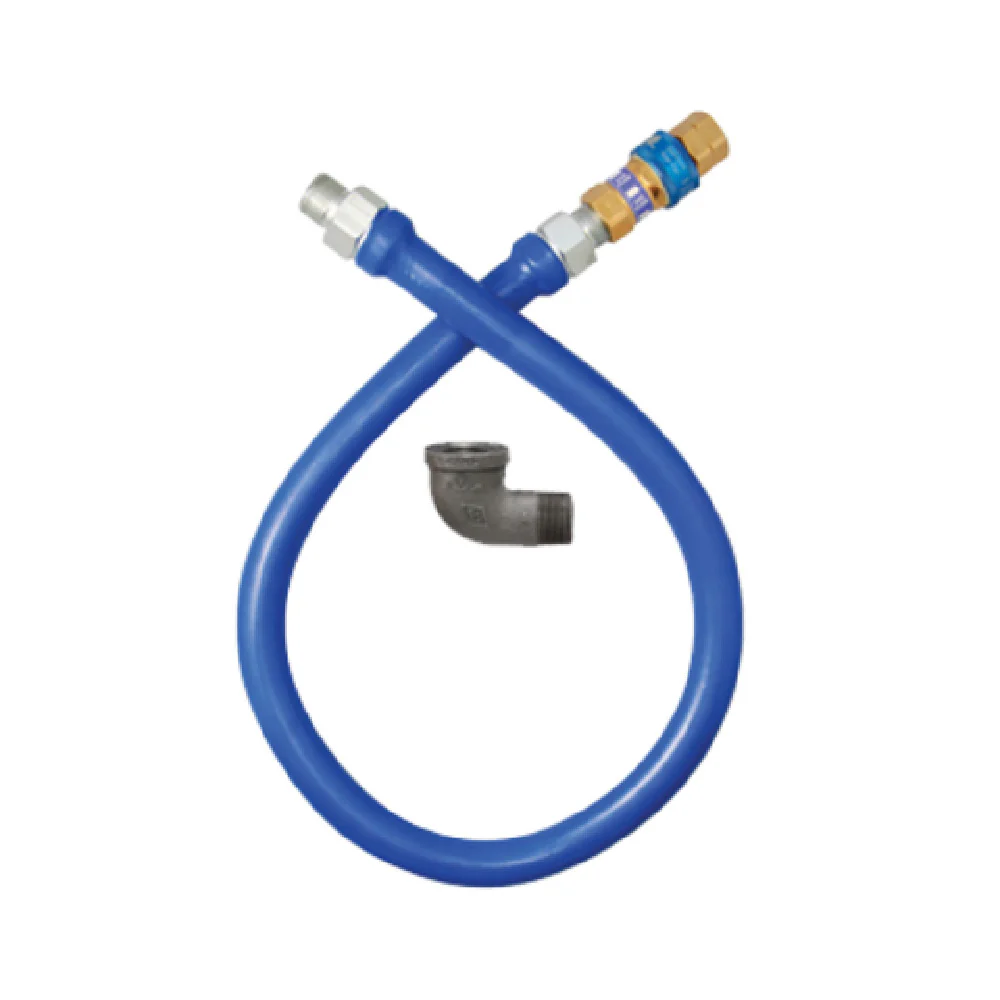 Dormont 1650BPQ72 1/2 Inch Diameter Gas Connector Hose Kit 72 Inch Long with Quick Disconnect 55000 BTU