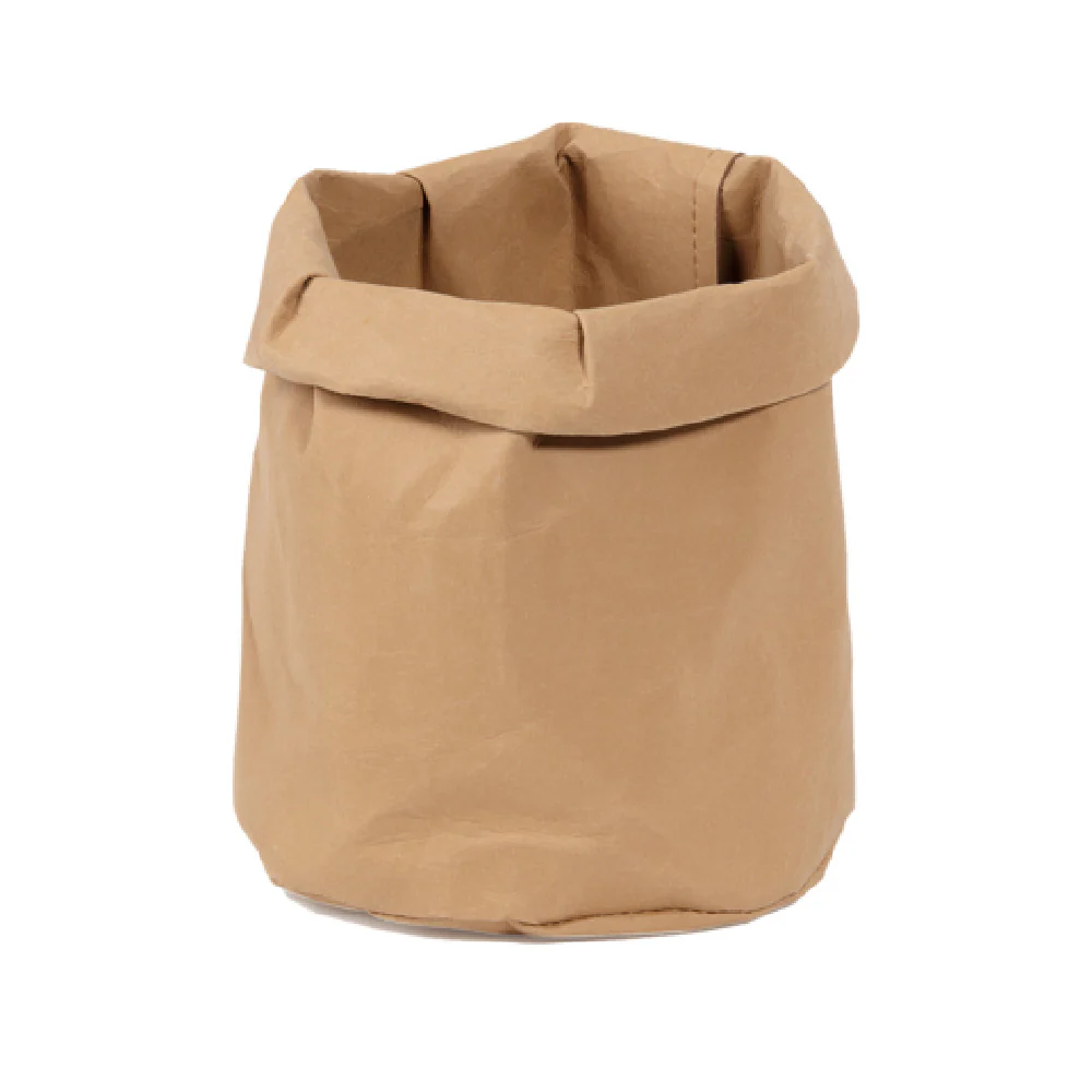 GET Enterprises P-BAG7-T 7-3/4 Inch Diameter Washable and Reusable Bread Basket Tan Set of 2