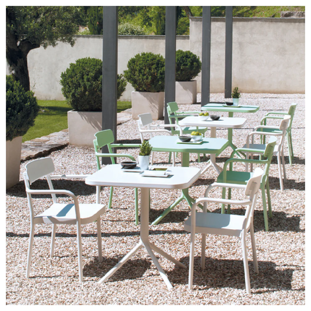 emuamericas 286 32 Inch Square Tilt Top Table Outdoor Aluminum with Flat Top emuamericas 286 32 Inch Square Tilt Top Table Outdoor Aluminum with Flat Top