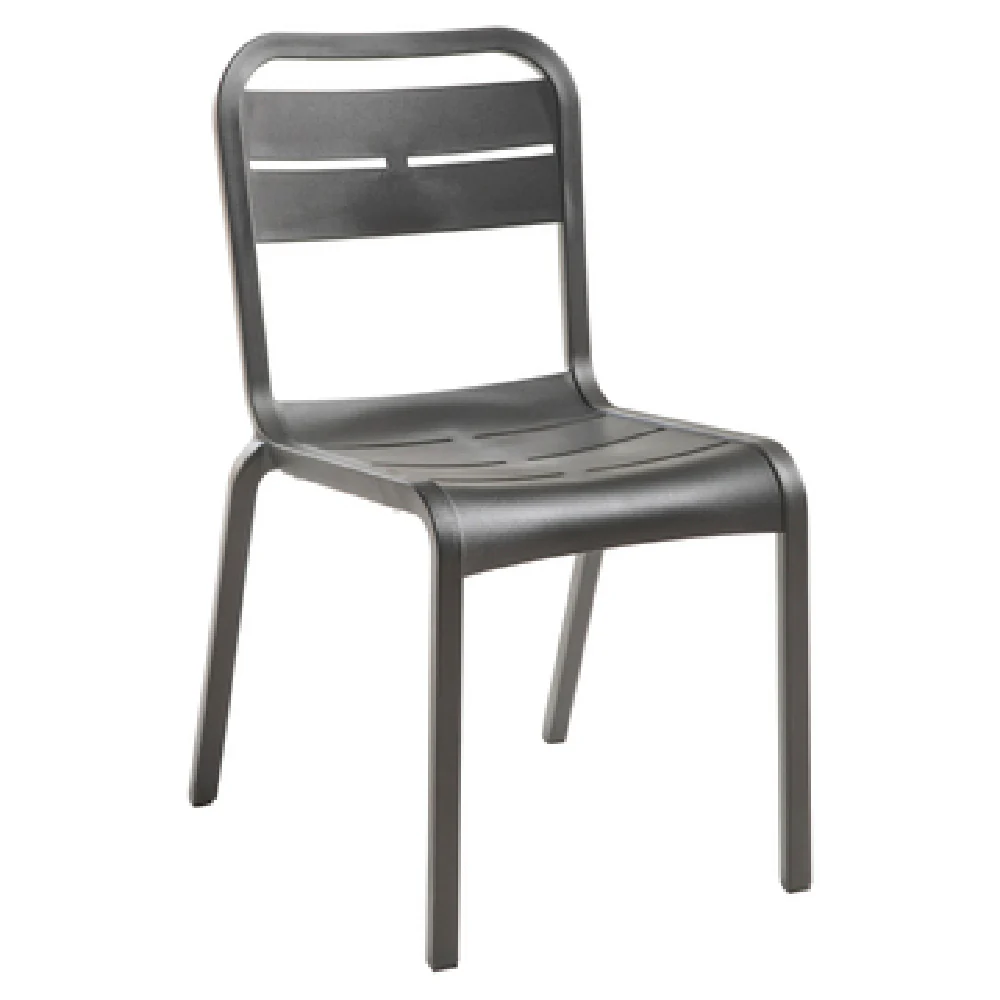Grosfillex UT110002 18 Packs Cannes Stacking Side Chair Indoor Outdoor Resin