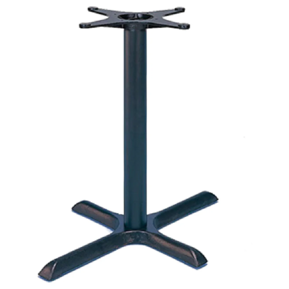 JMC Furniture TB-106 PUB 22 Inch Cross Base Cast Iron Table Base Indoor Use