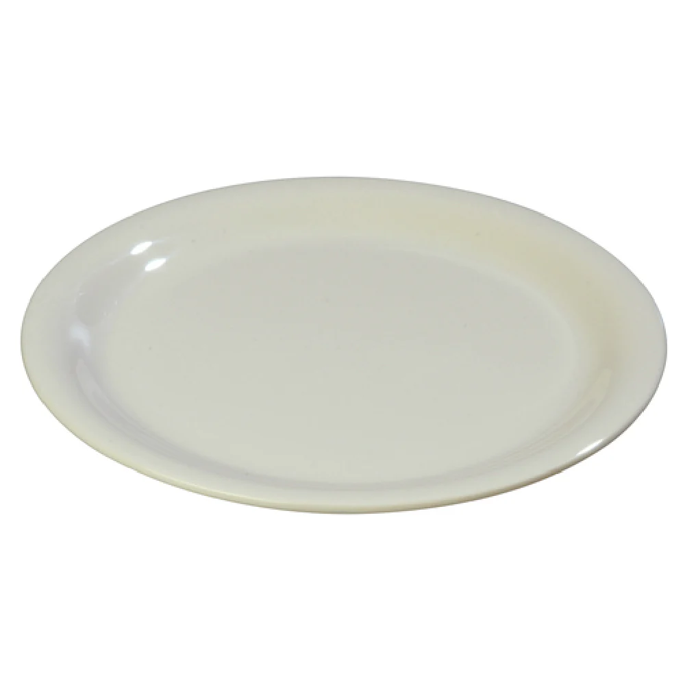 Carlisle 3300642 7-1/4 Inch Salad Plate Narrow Rim Melamine Bone Dishwasher Safe Carlisle 3300642 7-1/4 Inch Salad Plate Narrow Rim Melamine Bone Dishwasher Safe