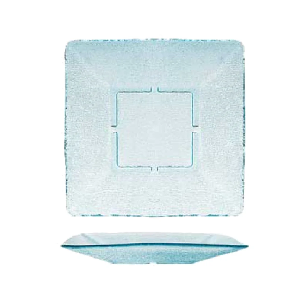 GET Enterprises HI-2016-JA 12-3/4 Inch Square Plate Break-resistant Polycarbonate GET Enterprises HI-2016-JA 12-3/4 Inch Square Plate Break-resistant Polycarbonate