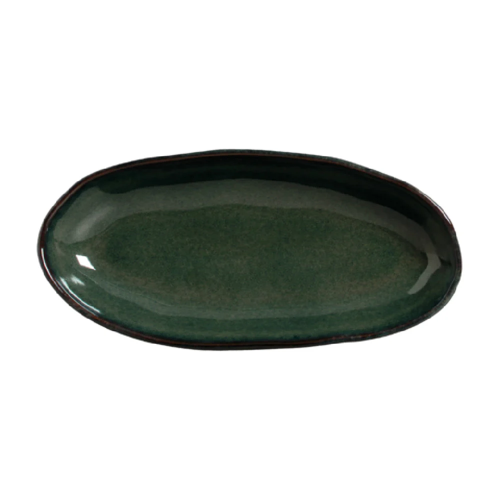Porto Brasil 14414106701 12.6 Inch Oval Deep Organic Platter Stoneware Porto Brasil 14414106701 12.6 Inch Oval Deep Organic Platter Stoneware