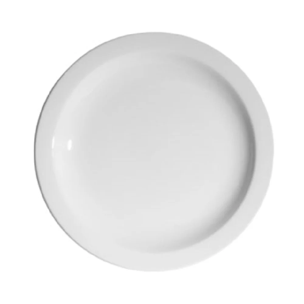 Tableware Solutions USA 50CCPWD004 6-7/10 Inch Round Narrow Rim Plate China Scratch Resistant Tableware Solutions USA 50CCPWD004 6-7/10 Inch Round Narrow Rim Plate China Scratch Resistant