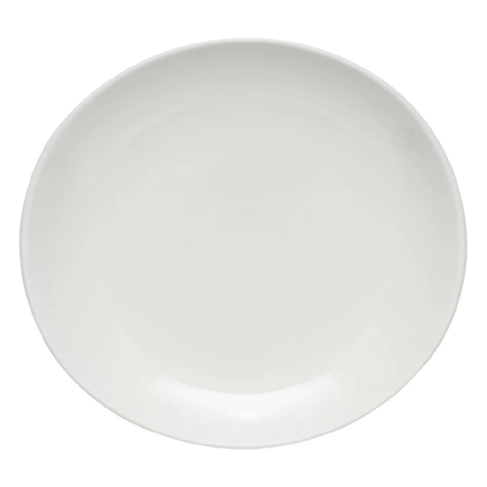 Libbey DDN OG-2110 11-1/4 Inch Oval Dinner Plate Porcelain Bright White