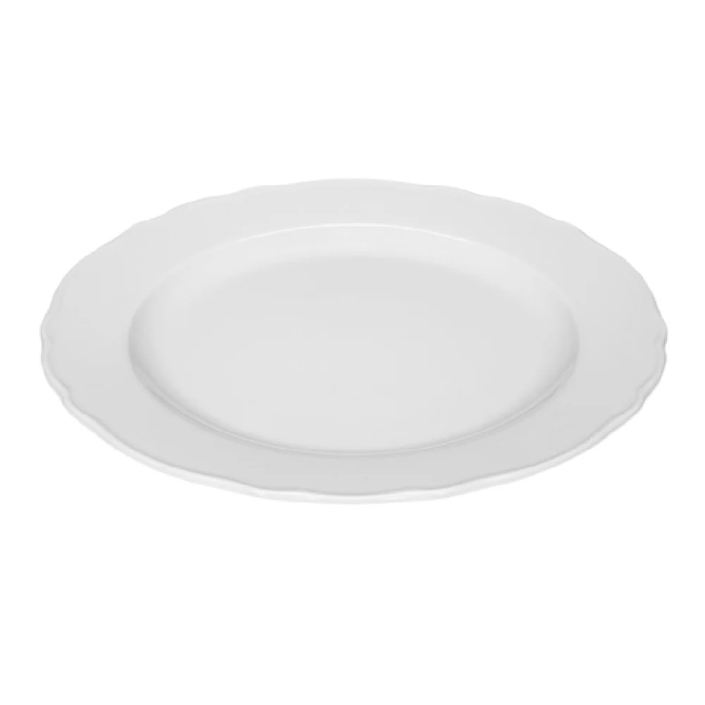 BauscherHepp 450030-320275 11 Inch Round Plate Porcelain with Flat Edge BauscherHepp 450030-320275 11 Inch Round Plate Porcelain with Flat Edge
