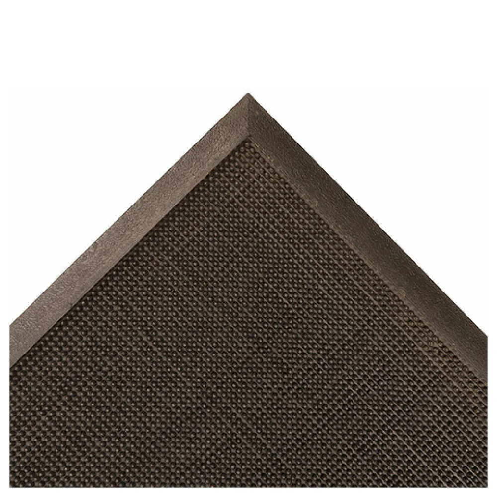 Notrax T28S3660BL 36 Inch Finger Scrape Floor Mat Molded Rubber Black