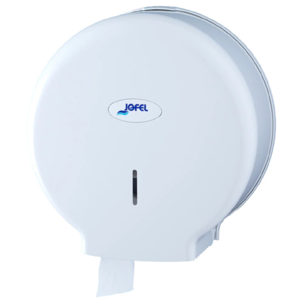 Carlisle R6100WH 13 Inch Toilet Tissue Dispenser Plastic with Key Lock White