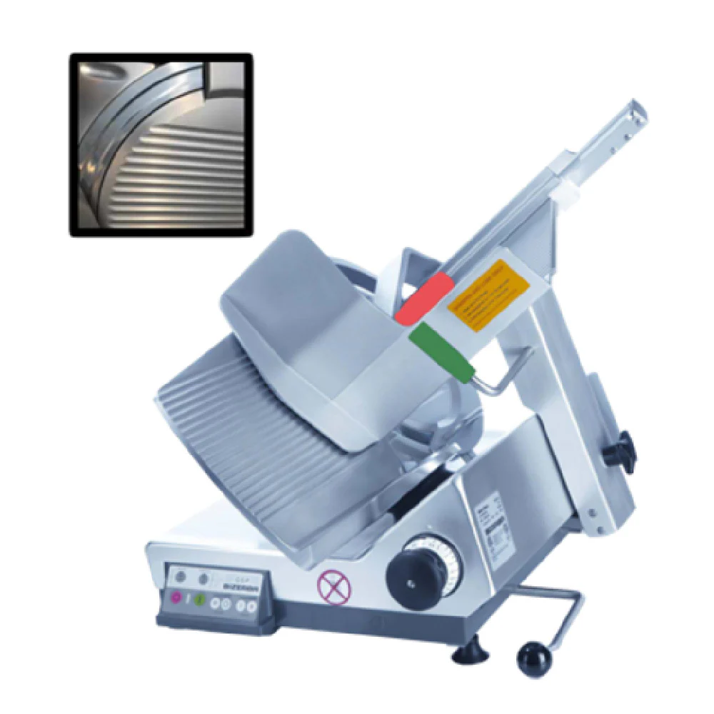 Bizerba GSP HD I 150-GCB 13 Inch Grooved Cheese Blade Electric Food Slicer with Safety Features Bizerba GSP HD I 150-GCB 13 Inch Grooved Cheese Blade Electric Food Slicer with Safety Features