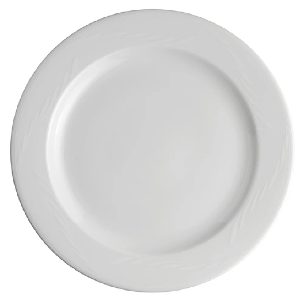 Steelite 61131ST0257 6.375 Inch Avalon Round Plate Royal Porcelain with Wide Rim